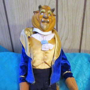 12" Tall Beauty & The Beast Prince Adam Disney Beast Classic Doll Figure - Rare
